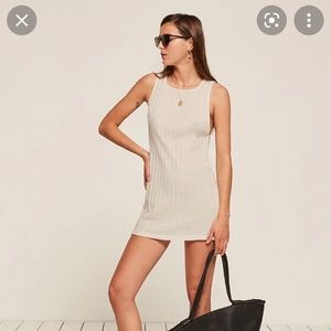 Reformation Carli Ribbed dress